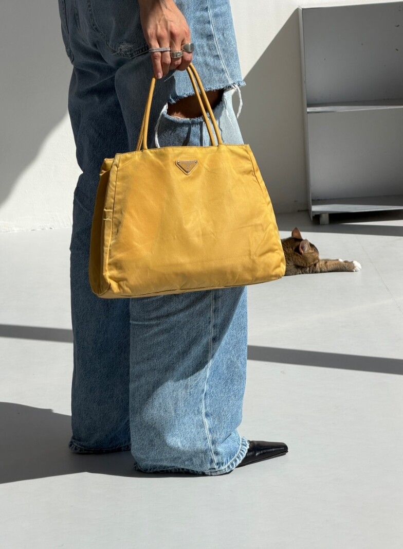 バッグ PRADA SPORT ARCHIVE NYLON TOTE HAND BAG Prada Nylon Tote Bag - Rough Riders