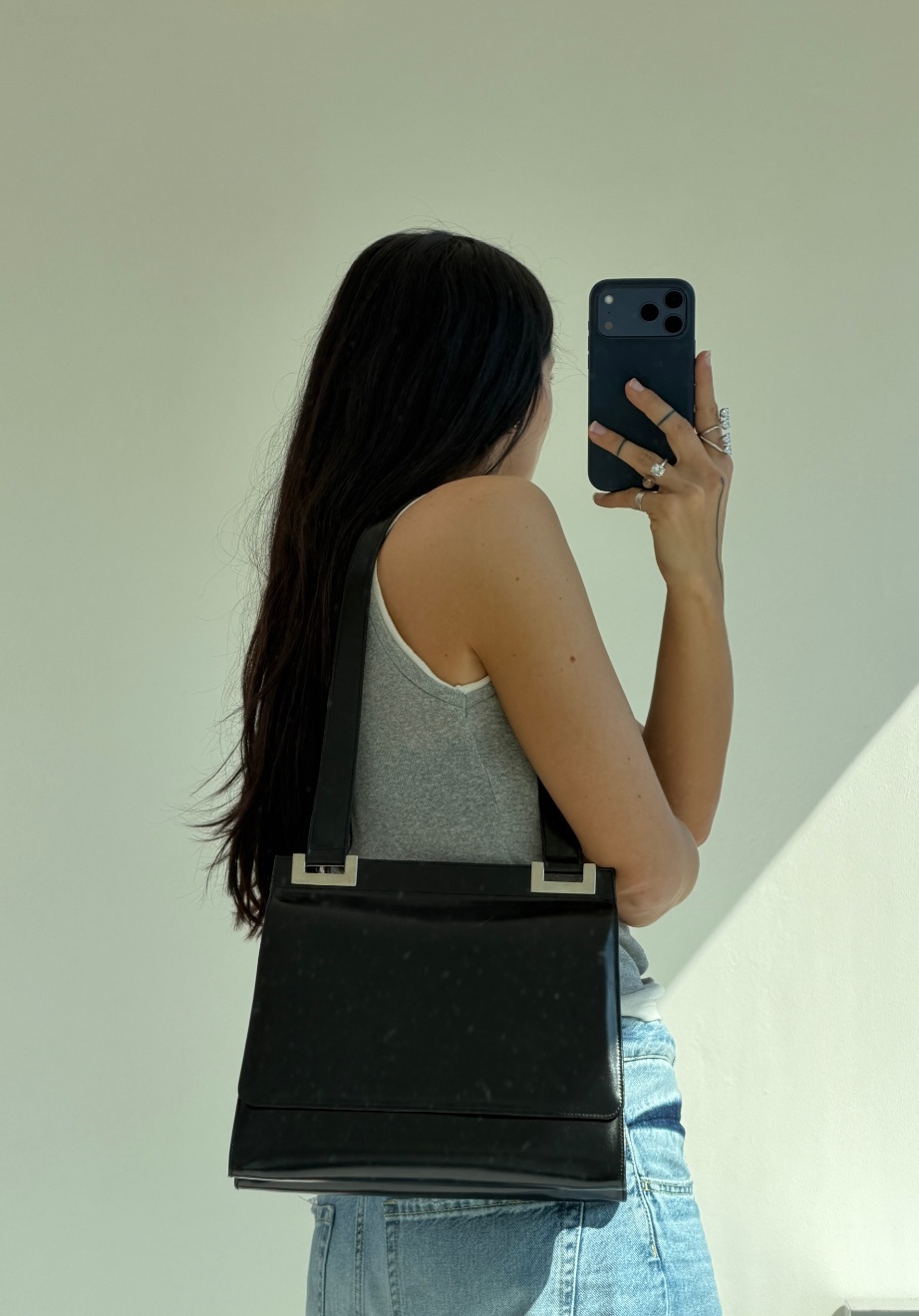 RR ARCHIVE Gucci Leather Flap Shoulder Bag