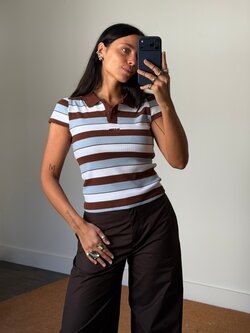 Laagam Erya Striped Polo