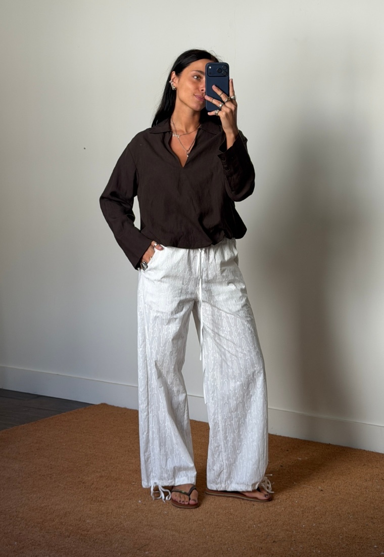 House of Sunny Sardine Broderie Trousers