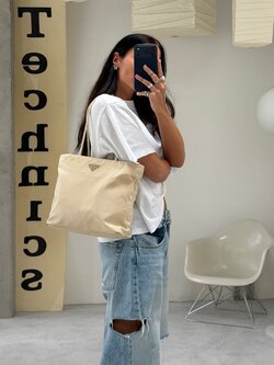 RR ARCHIVE Prada Nylon Midi Shoulder Bag