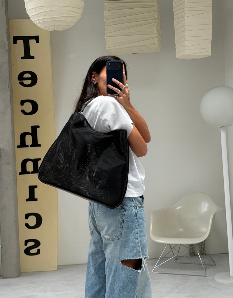 RR ARCHIVE Gucci Bamboo Mesh Maxi Bag
