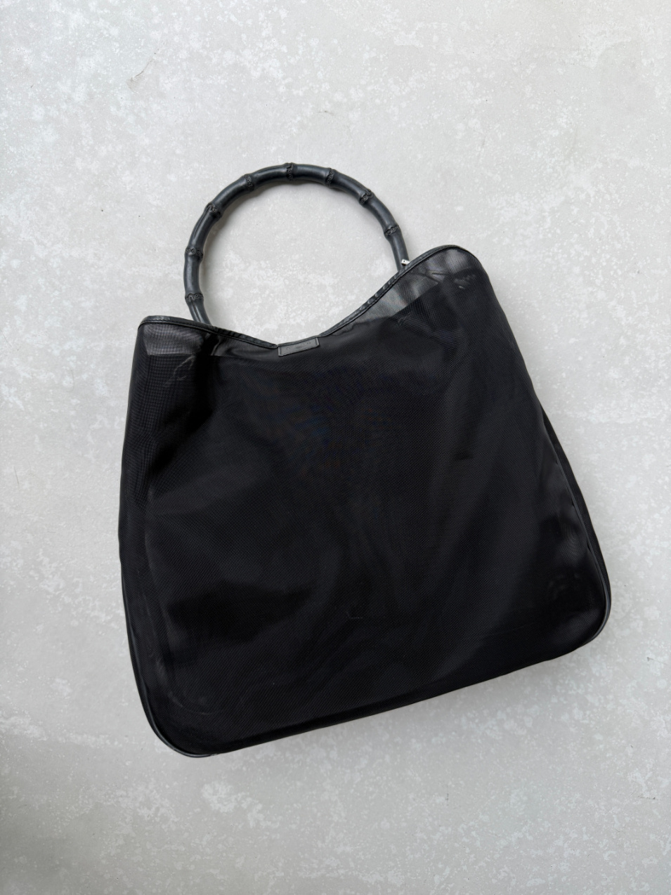 RR ARCHIVE Gucci Bamboo Mesh Maxi Bag