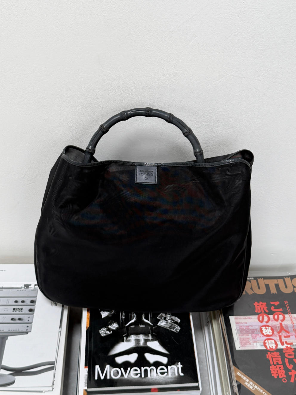 RR ARCHIVE Gucci Bamboo Mesh Maxi Bag