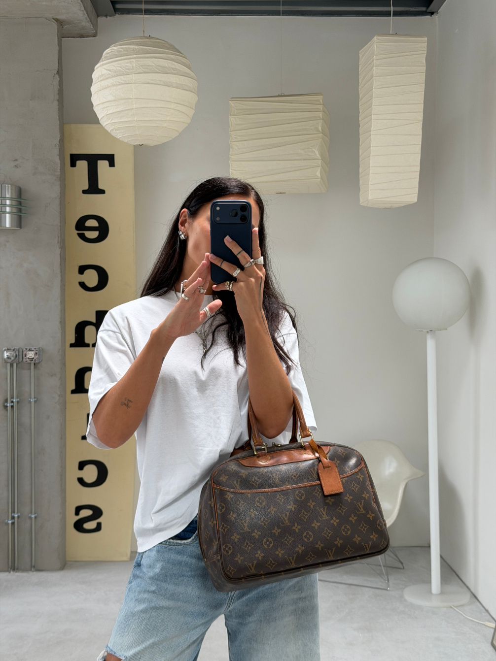 RR ARCHIVE Louis Vuitton Monogram Deauville Bag