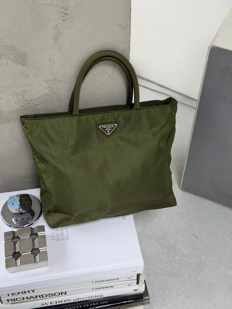RR ARCHIVE Prada Nylon Midi Tote