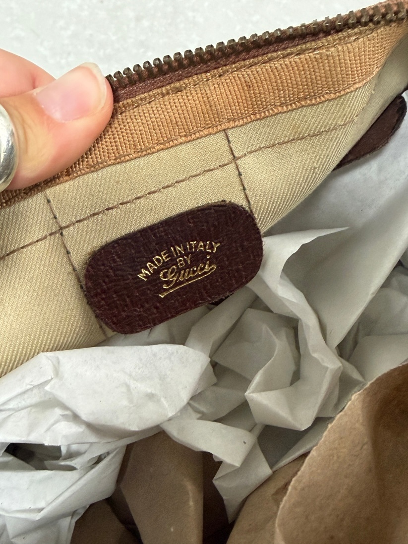 RR ARCHIVE Gucci GG Supreme Web Sherry Line Boston Bag