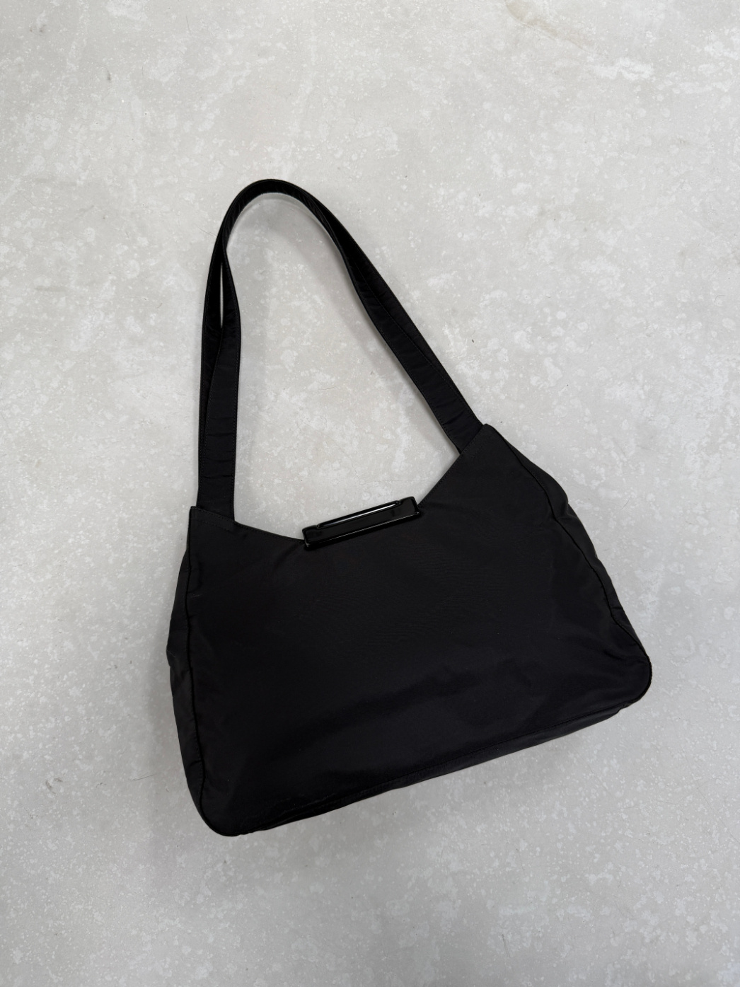 RR ARCHIVE Prada Plexi Closure Shoulder Bag