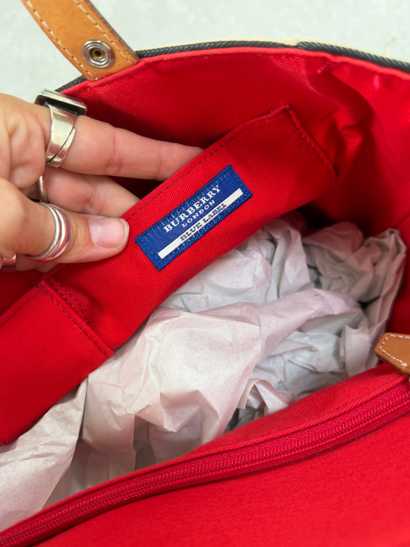 RR ARCHIVE Burberry Blue Label Canvas Tote