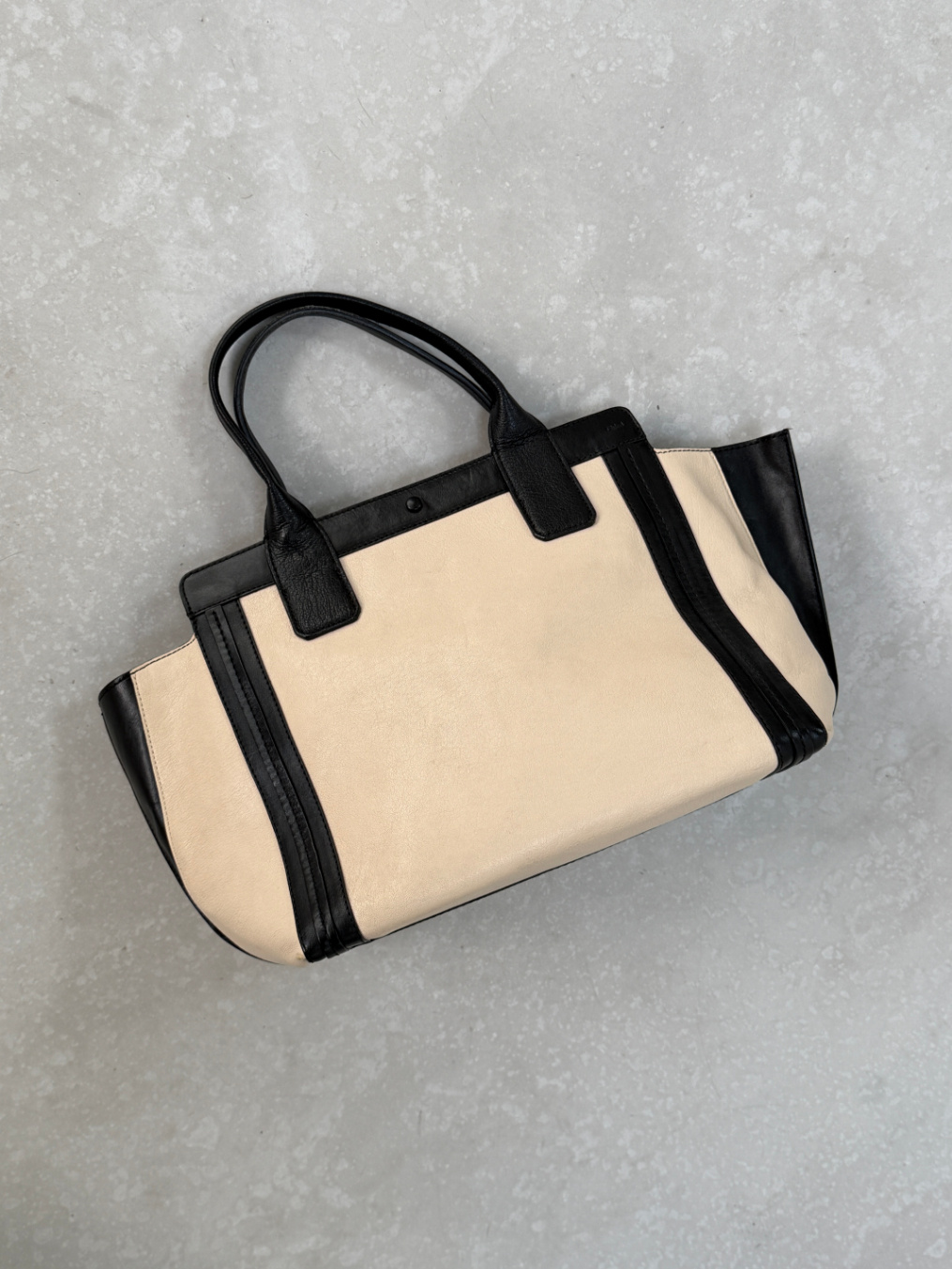 RR ARCHIVE Chloe Leather Contrast Tote