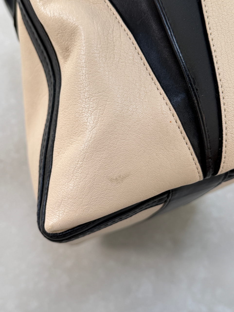 RR ARCHIVE Chloe Leather Contrast Tote