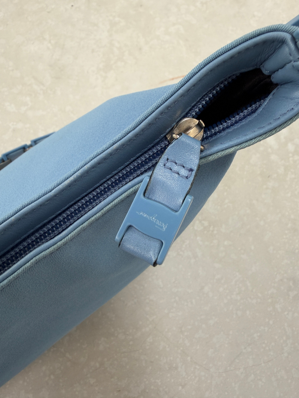 RR ARCHIVE Salvatore Ferragamo Canvas Shoulder Bag