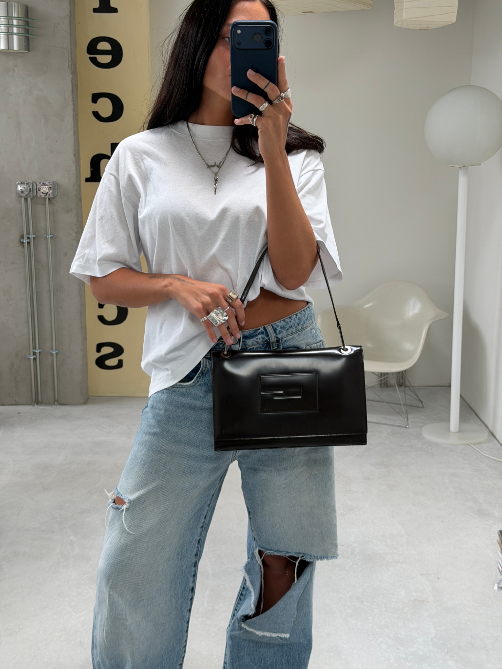 RR ARCHIVE Gucci Patent Leather Shoulder Bag