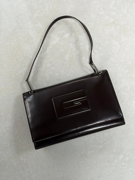 RR ARCHIVE Gucci Patent Leather Shoulder Bag