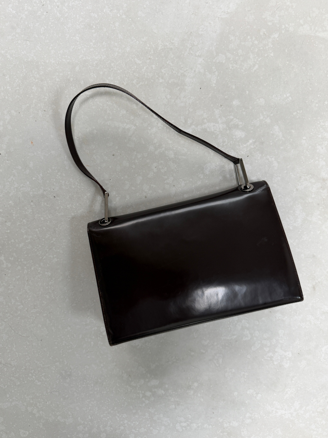RR ARCHIVE Gucci Patent Leather Shoulder Bag