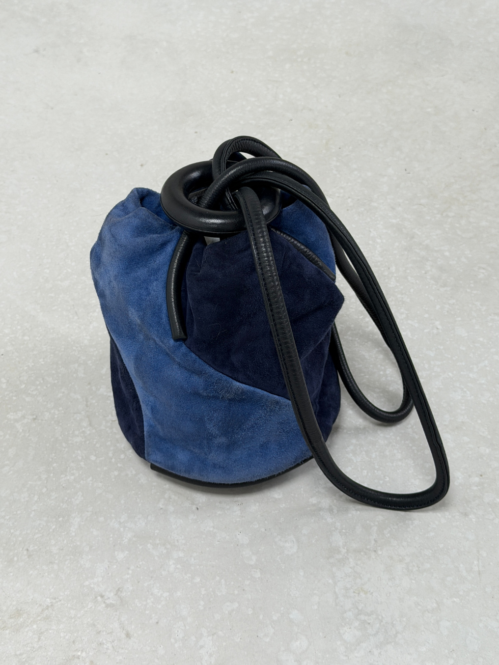 RR ARCHIVE Loewe Suede 2 Tone Bucket Bag