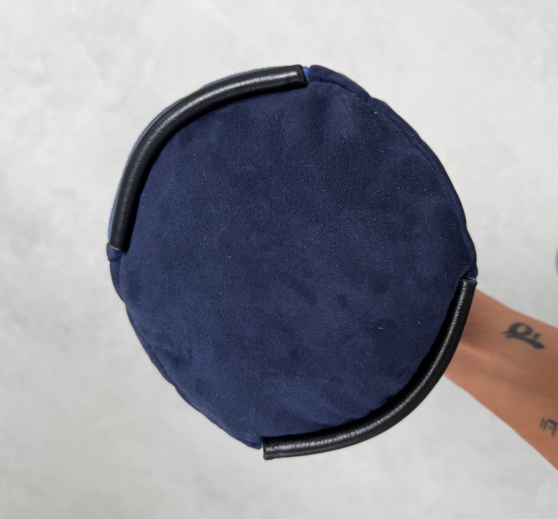 RR ARCHIVE Loewe Suede 2 Tone Bucket Bag