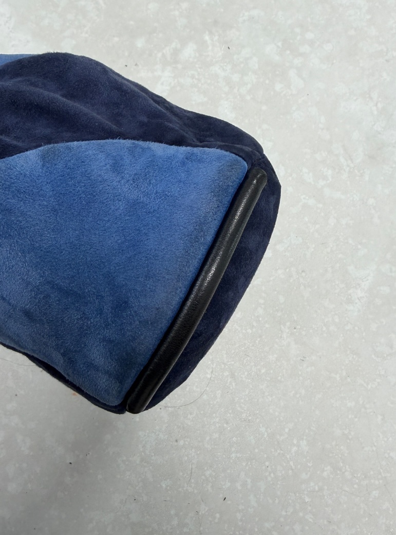 RR ARCHIVE Loewe Suede 2 Tone Bucket Bag