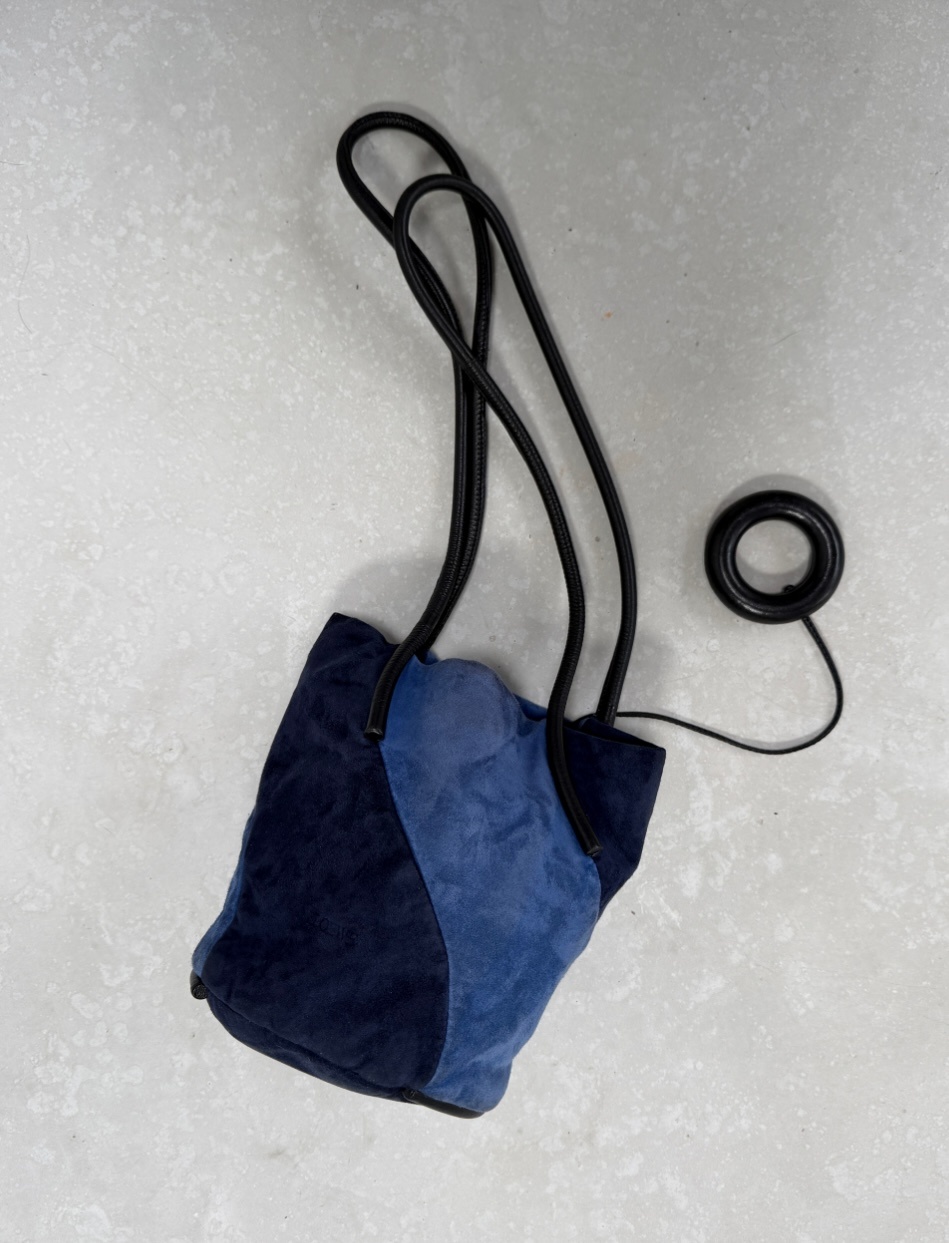RR ARCHIVE Loewe Suede 2 Tone Bucket Bag