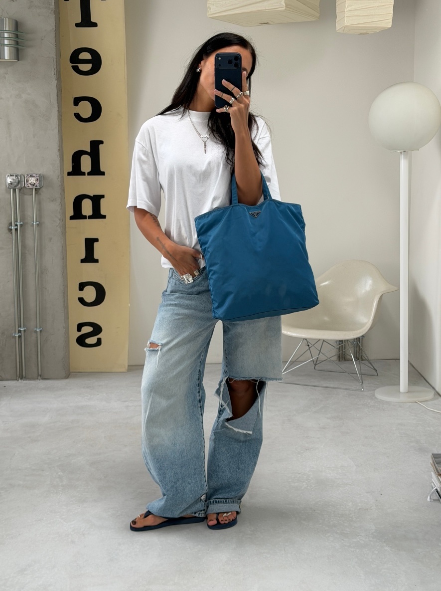 RR ARCHIVE Prada Nylon Chaos Man Tote