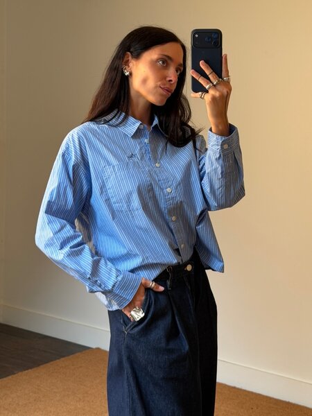 Obey Women Leisure Stripe Shirt
