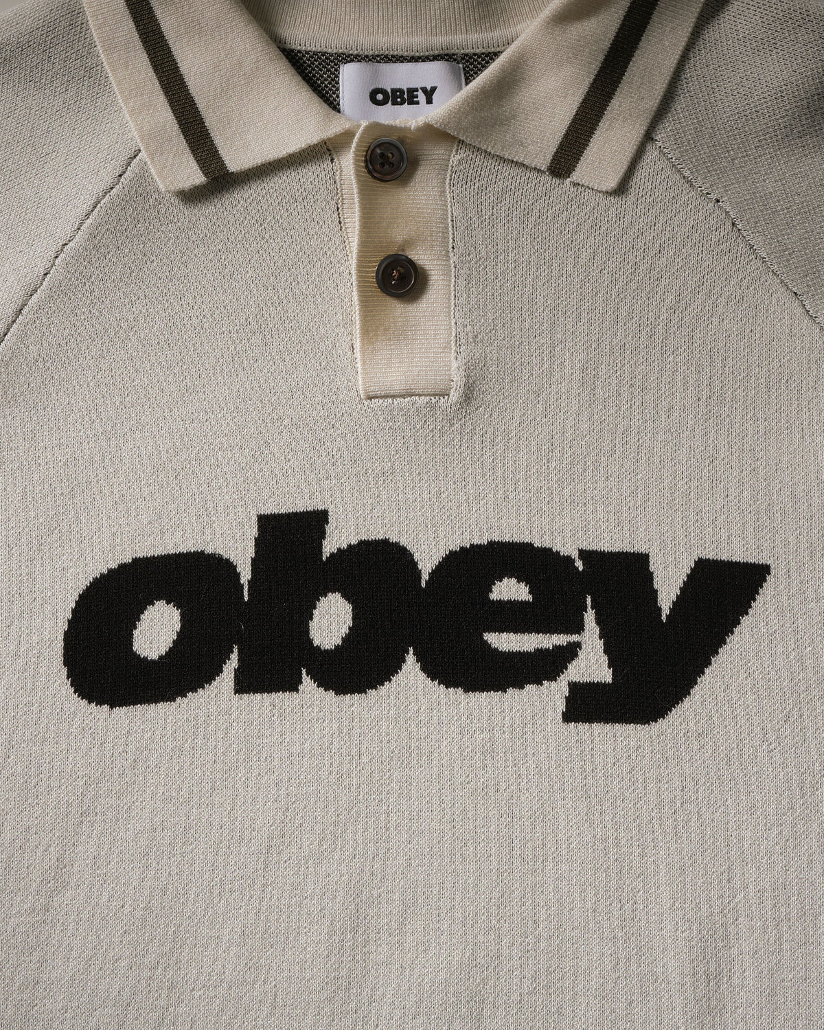 Obey Men Sport Polo Sweater