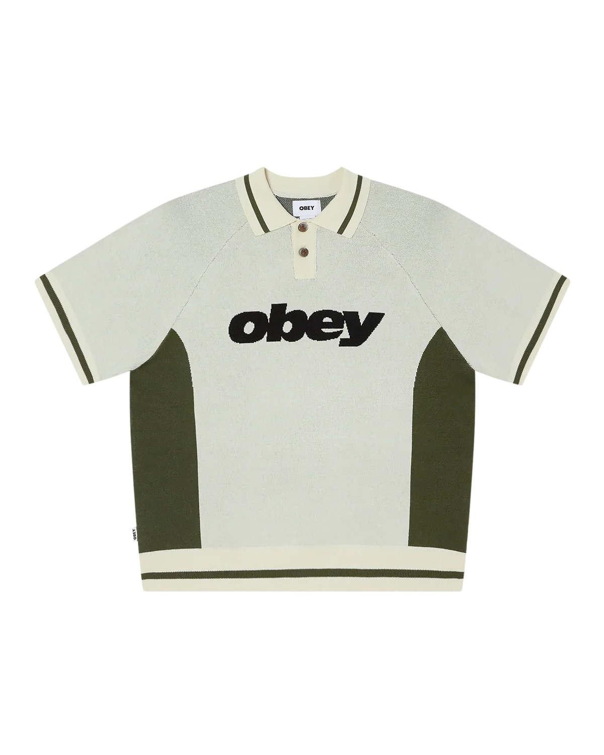 Obey Men Sport Polo Sweater