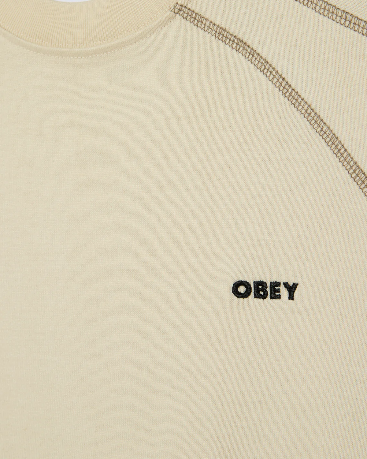 Obey Men Contrast Stitch T-Shirt