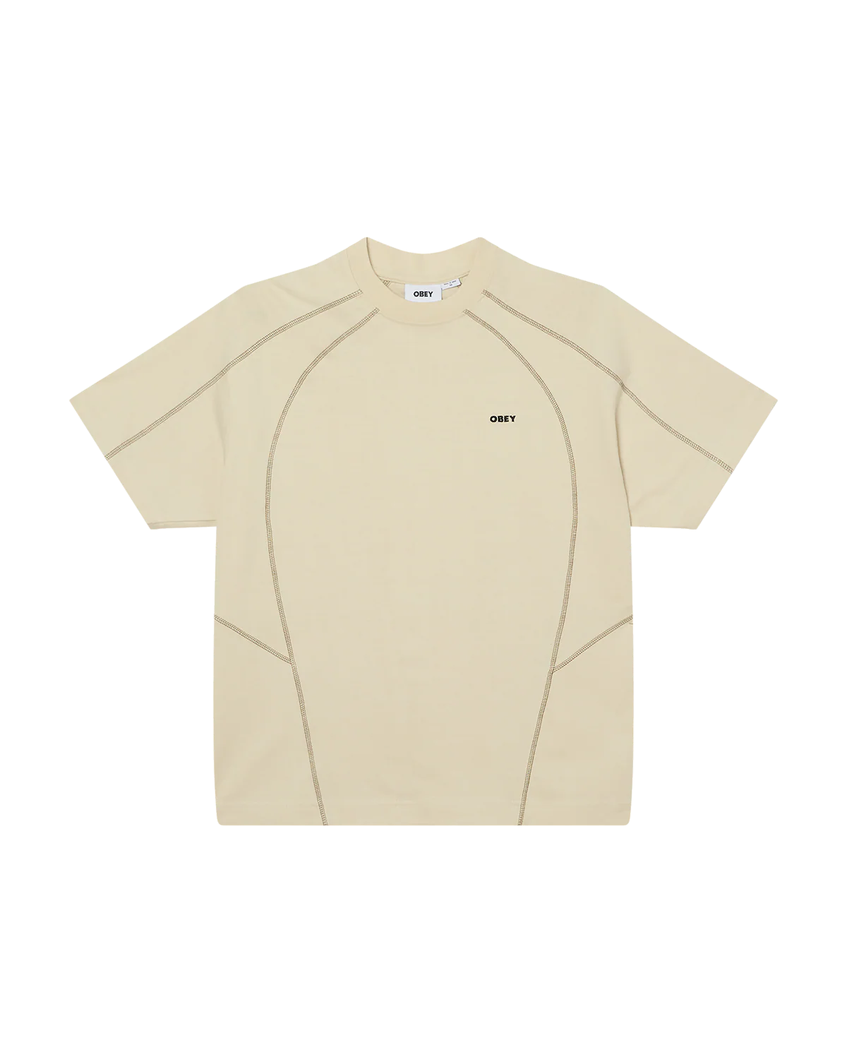 Obey Men Contrast Stitch T-Shirt