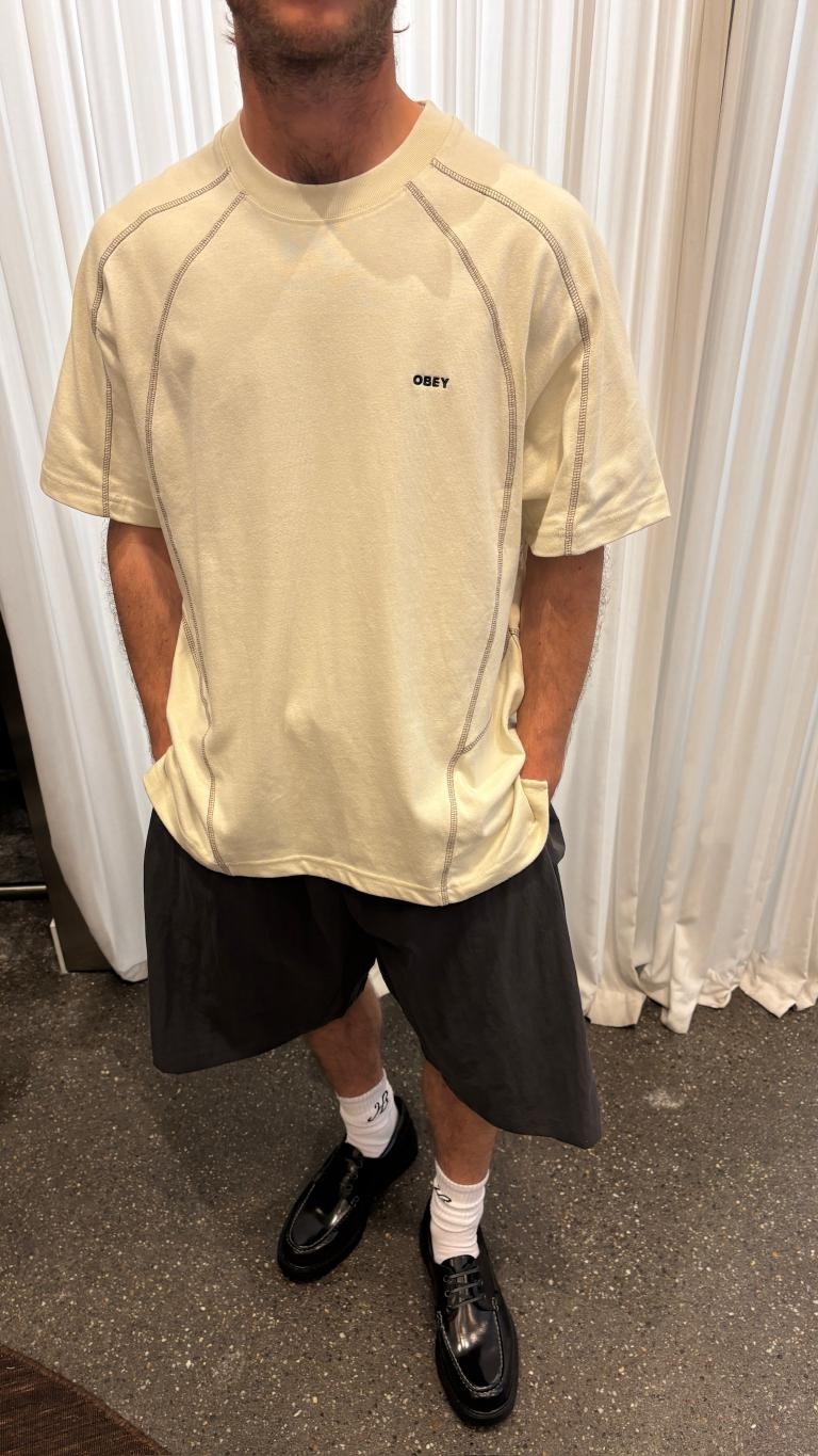 Obey Men Contrast Stitch T-Shirt