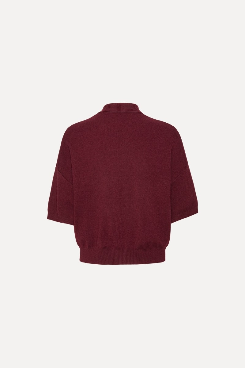 Rotate Slinky Knit Polo