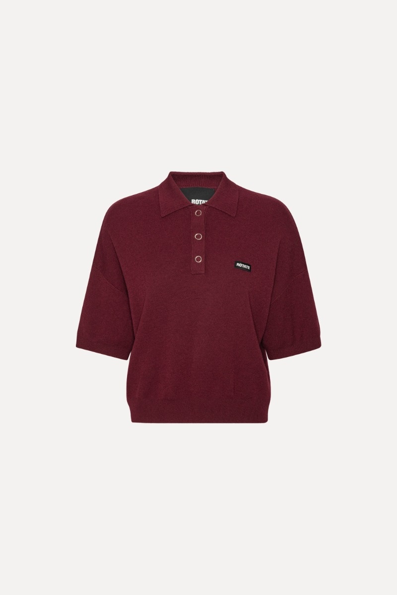 Rotate Slinky Knit Polo