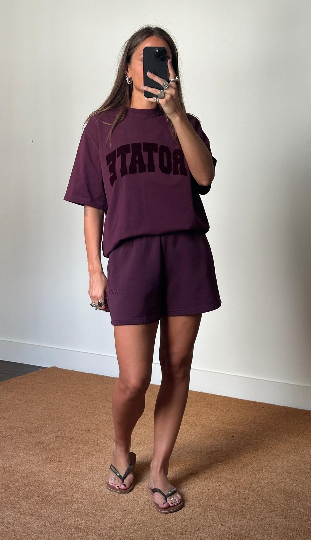 Rotate Jersey Oversized T-Shirt