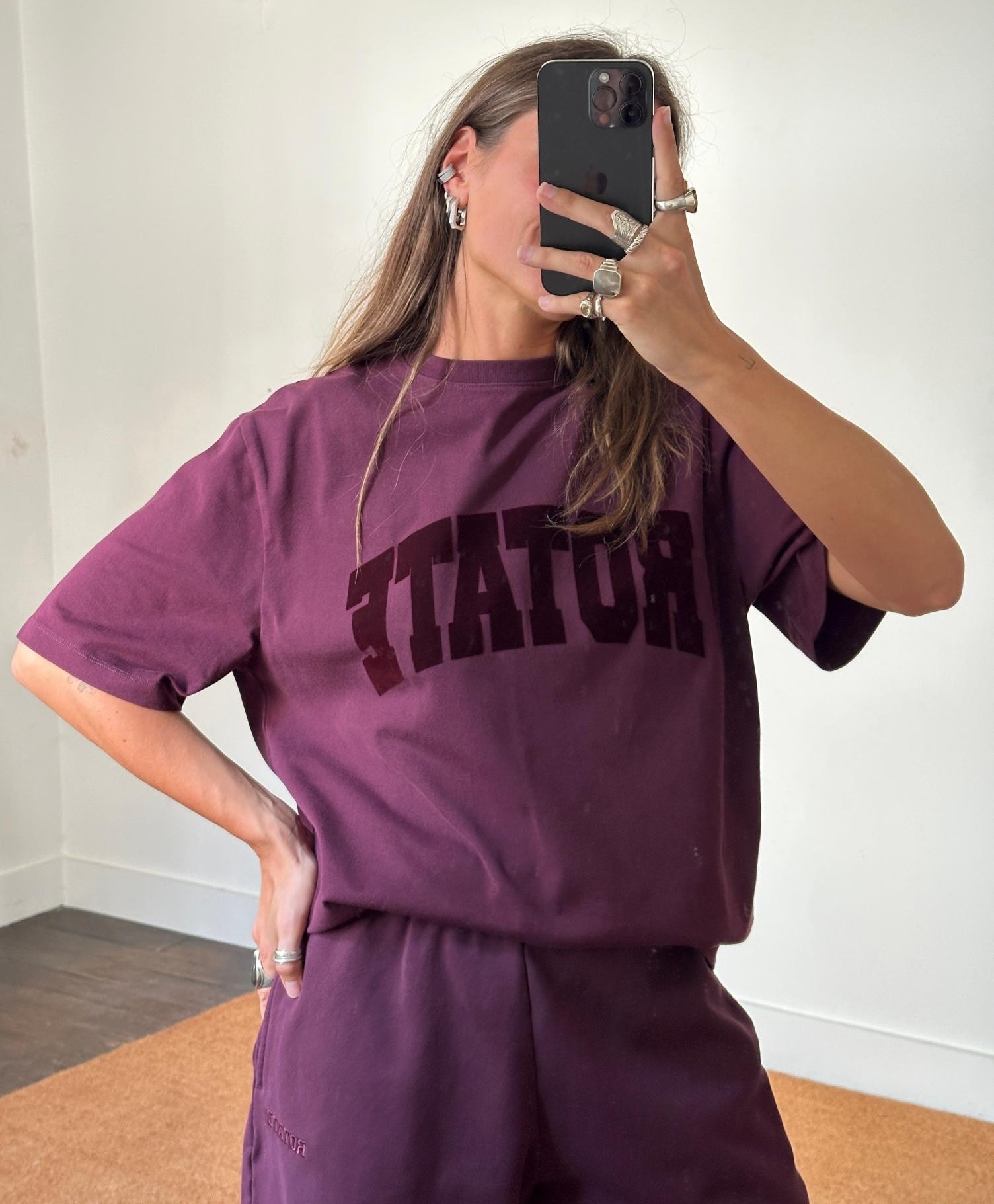 Rotate Jersey Oversized T-Shirt