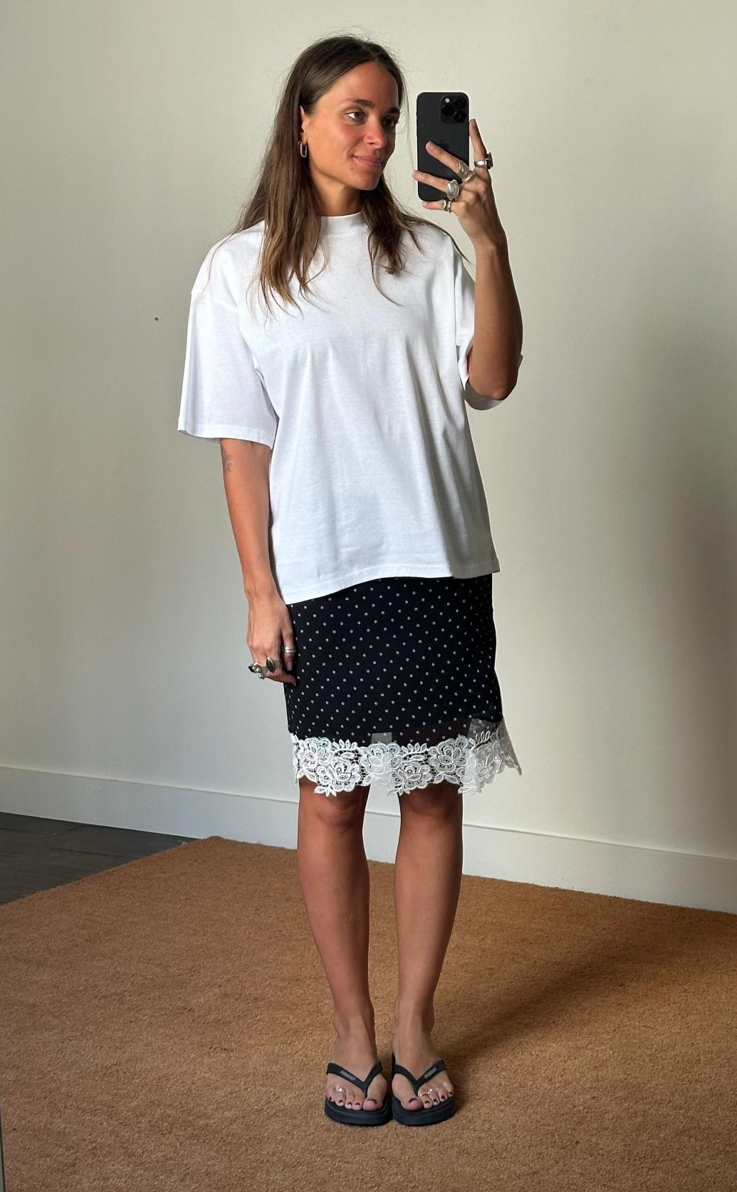 Rotate Laceband Pencilskirt