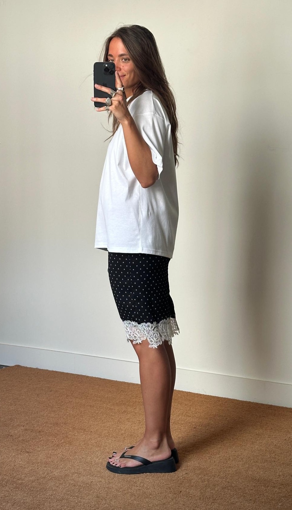 Rotate Laceband Pencilskirt
