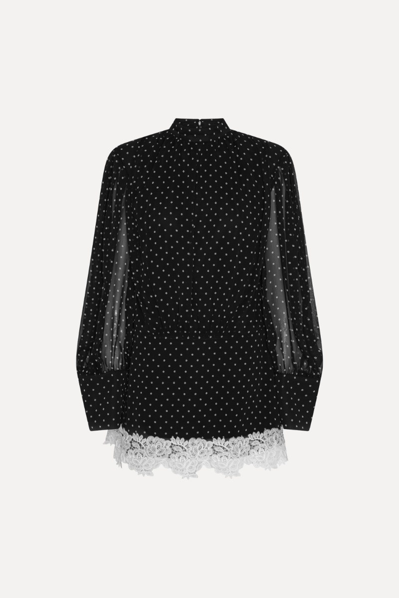 Rotate Lace Minidress