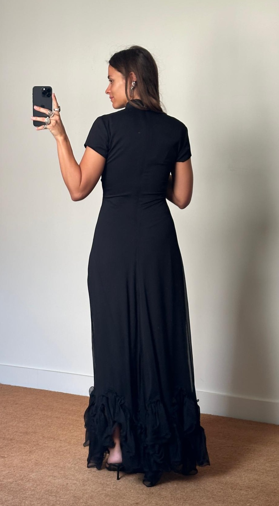 Rotate Maxi Capsleeve Dress