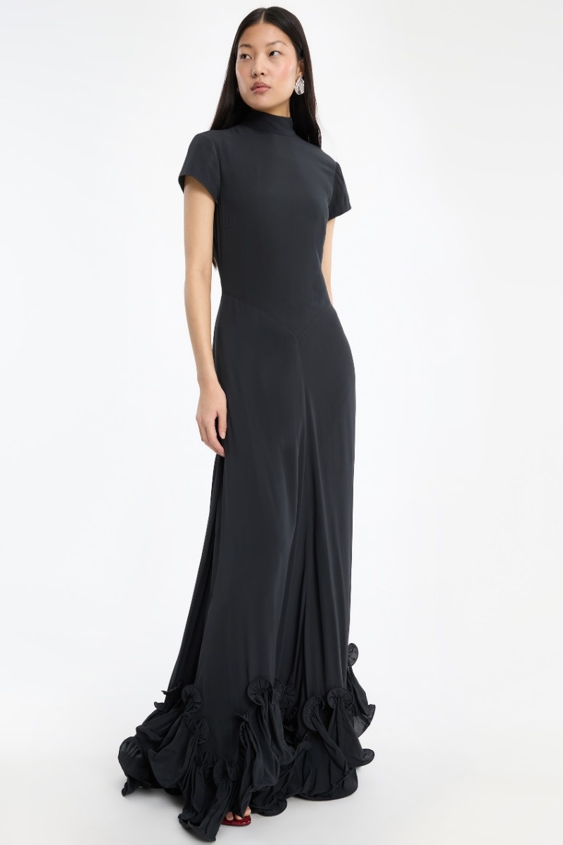 Rotate Maxi Capsleeve Dress