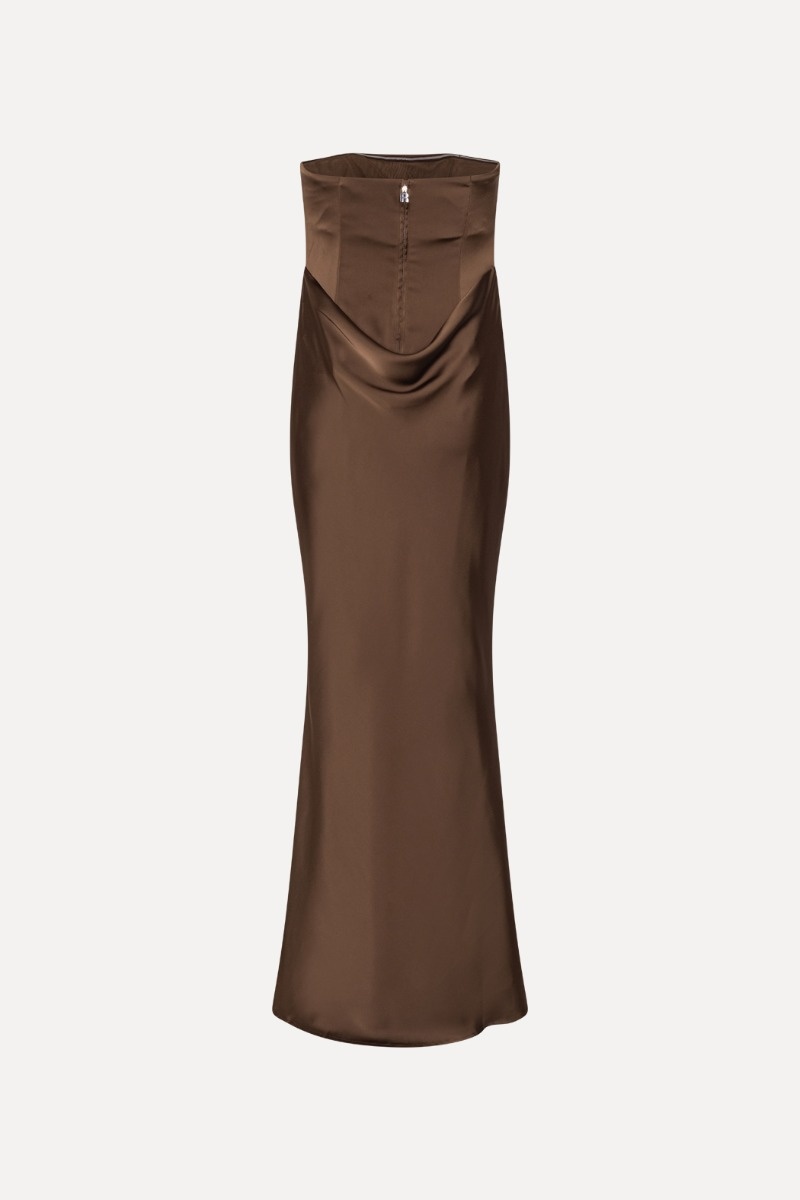 Rotate Corsage Long Dress