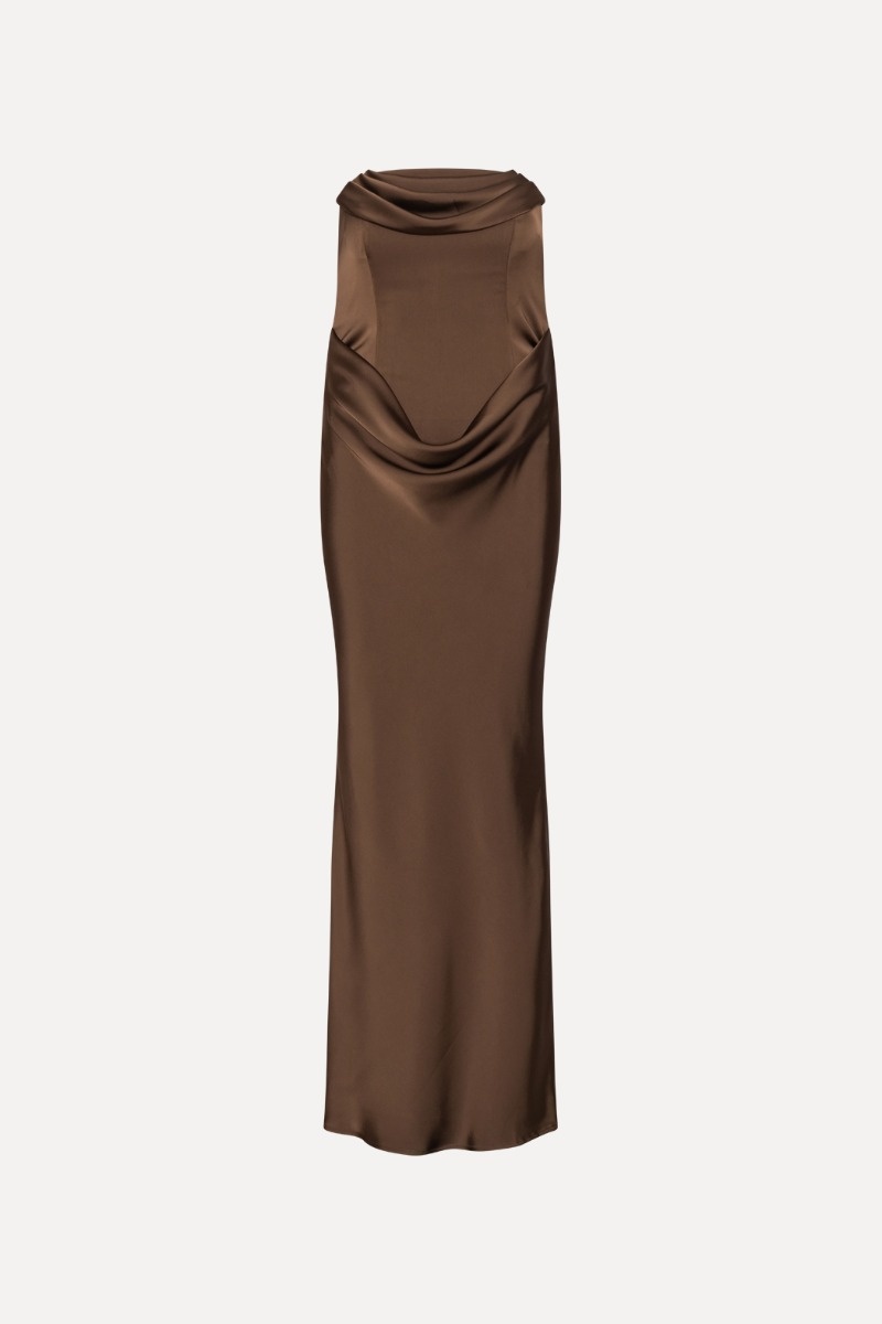 Rotate Corsage Long Dress