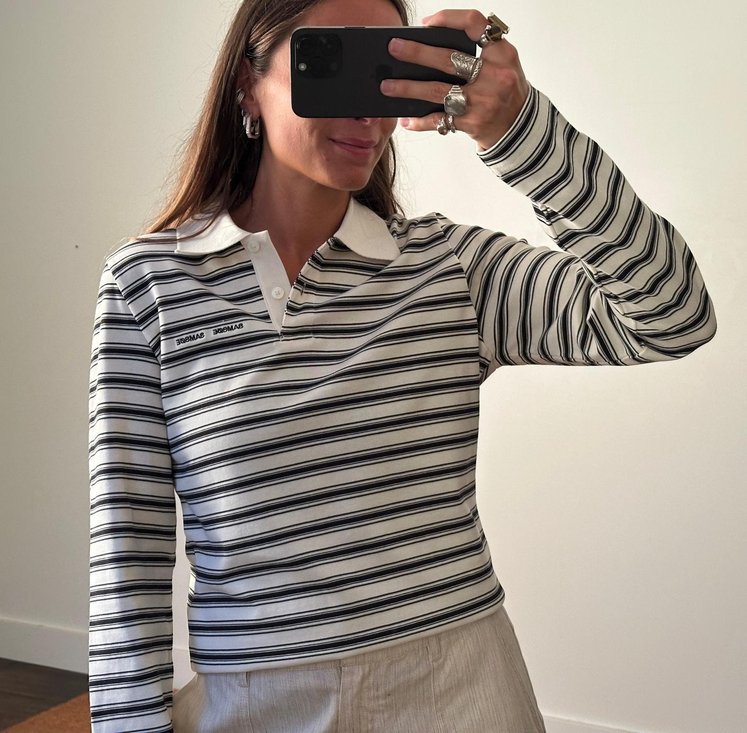 Samsoe Samsoe Women Sadonell LS Polo