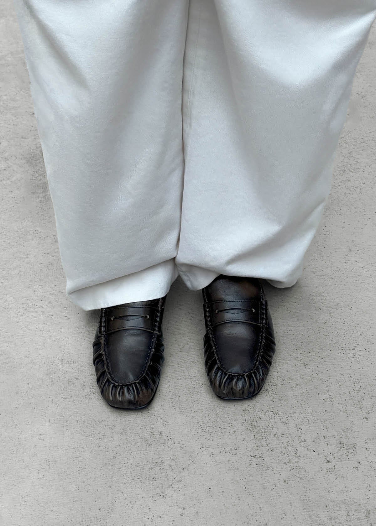 Alohas Aven Vintage Leather Loafers