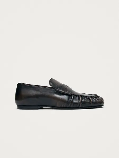 Alohas Aven Vintage Leather Loafers