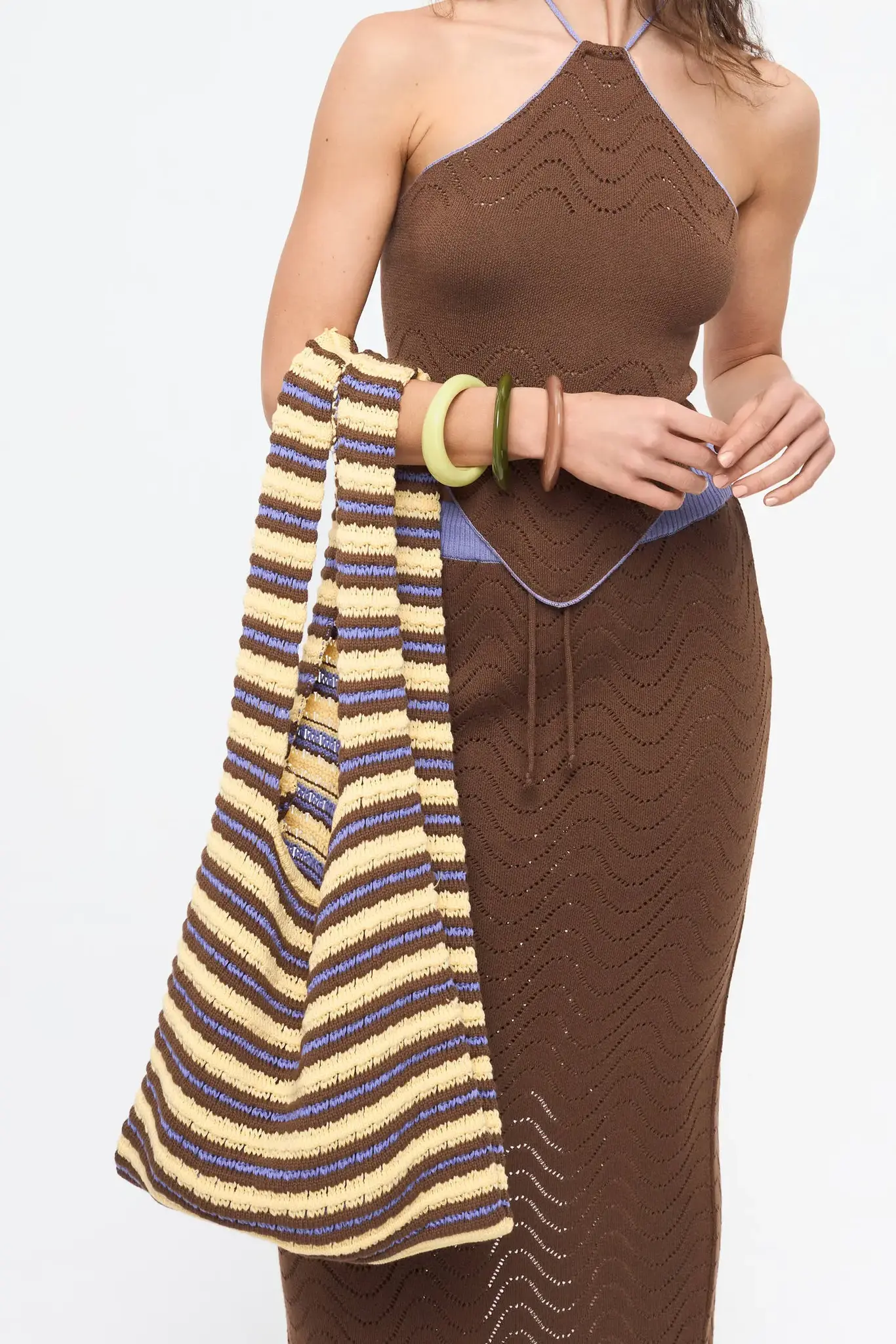 Happymess Crochet Stripes Bag