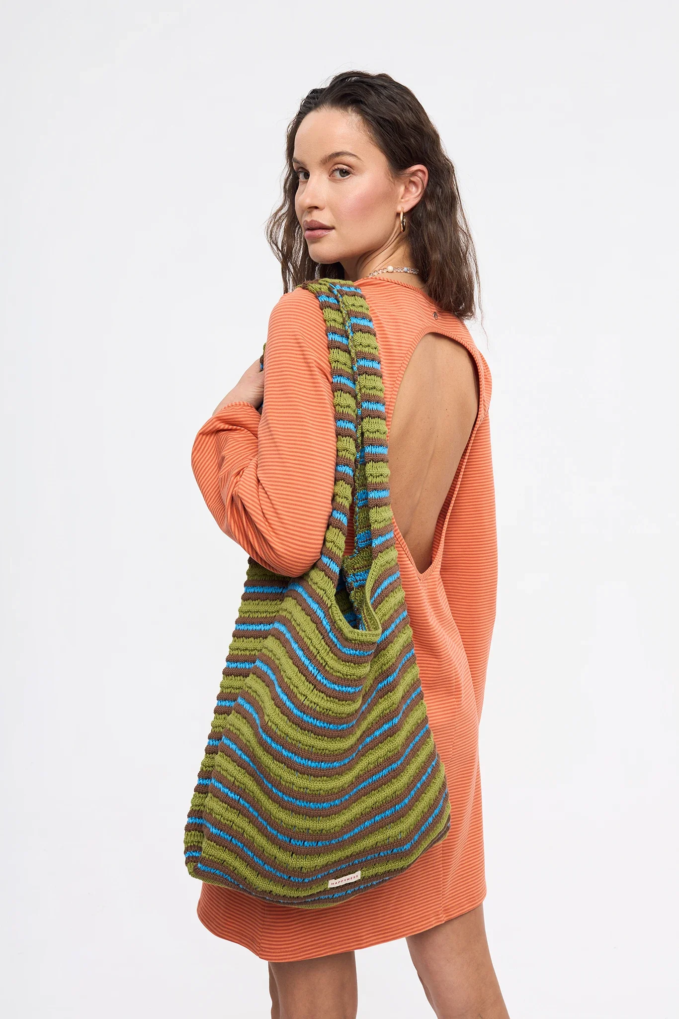 Happymess Crochet Stripes Bag