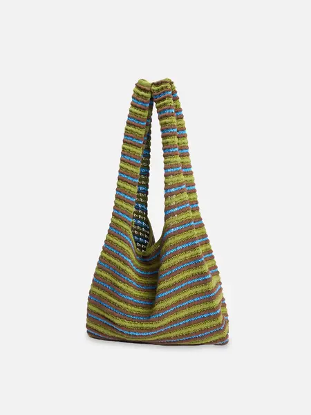 Happymess Crochet Stripes Bag