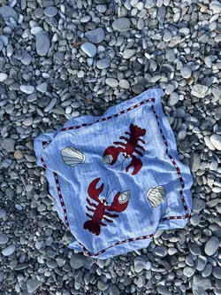 Happymess Mini Bandana Happy Lobster