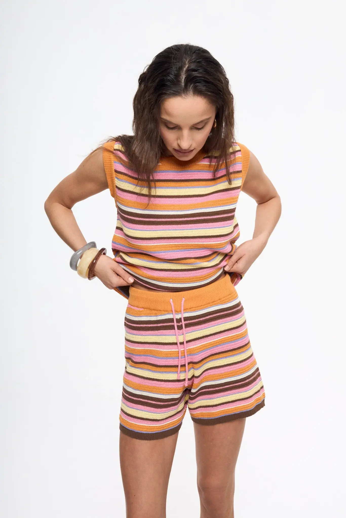 Happymess Orange Sunset Top