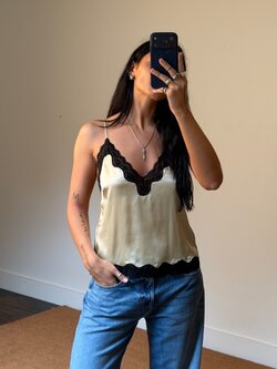 Rotate Pip Lace Top